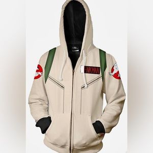 Unisex Venkman Ghoul Hunter Hoodie Ghost Busters Sweatshirt